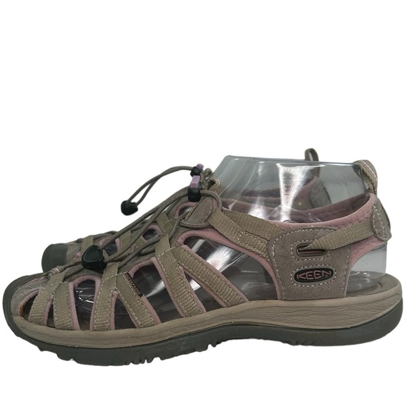 Keen Sandal Whisper Tan Pink Fisherman Outdoor Trail Water Hiking Shoes Womens 9 - Picture 3 of 15